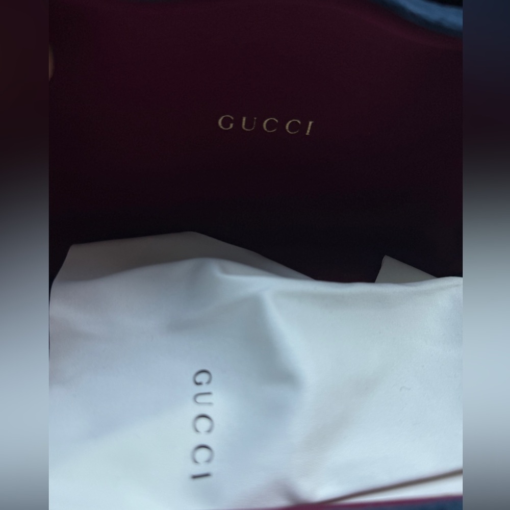 New Gucci GG1544S sunglasses burgundy Red bubble with case - Picture 9 of 10
